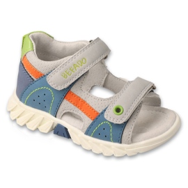 Befado children's sandals 170p113 leather insert beige