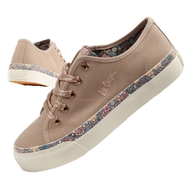 Beige sneakers Lee Cooper LCW-25-08-3643L