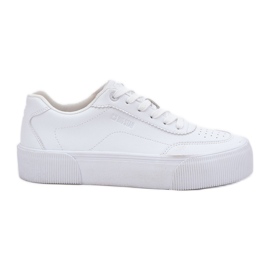 Low eco leather sneakers big star rr274303 white Low eco leather sneakers big star rr274303 white