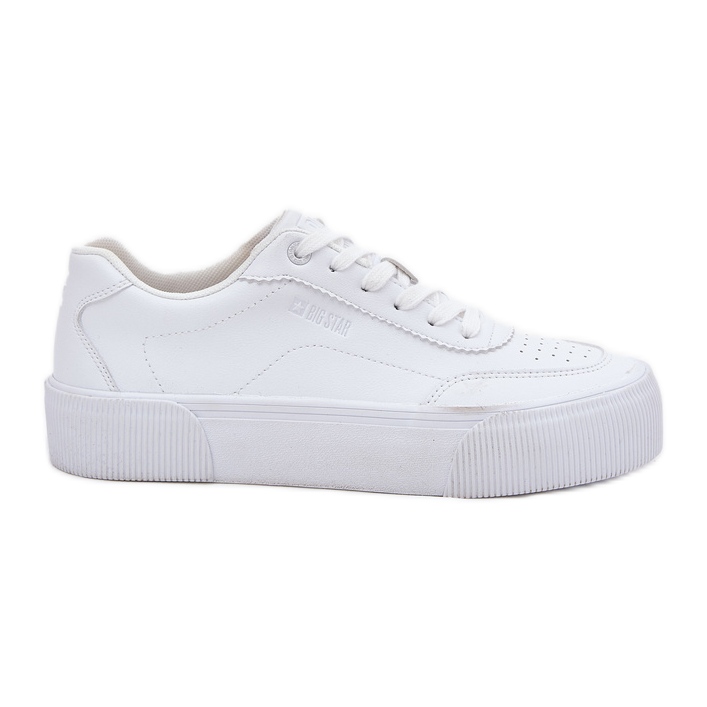 Low eco leather sneakers big star rr274303 white