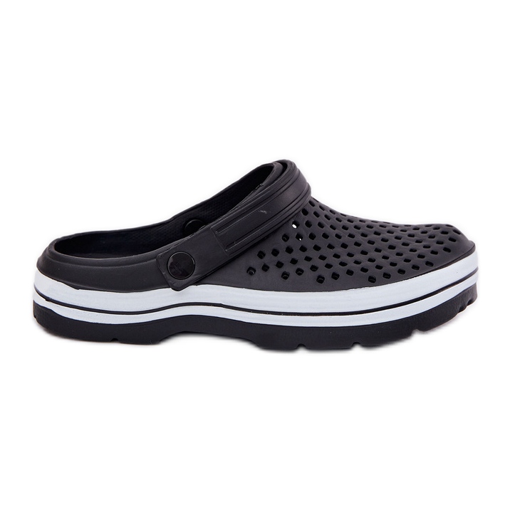 EVento Black men's foam slippers