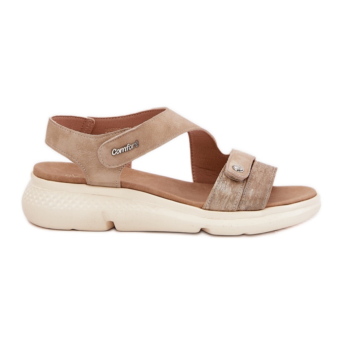EVento Women's Sandals On Wedge Beige