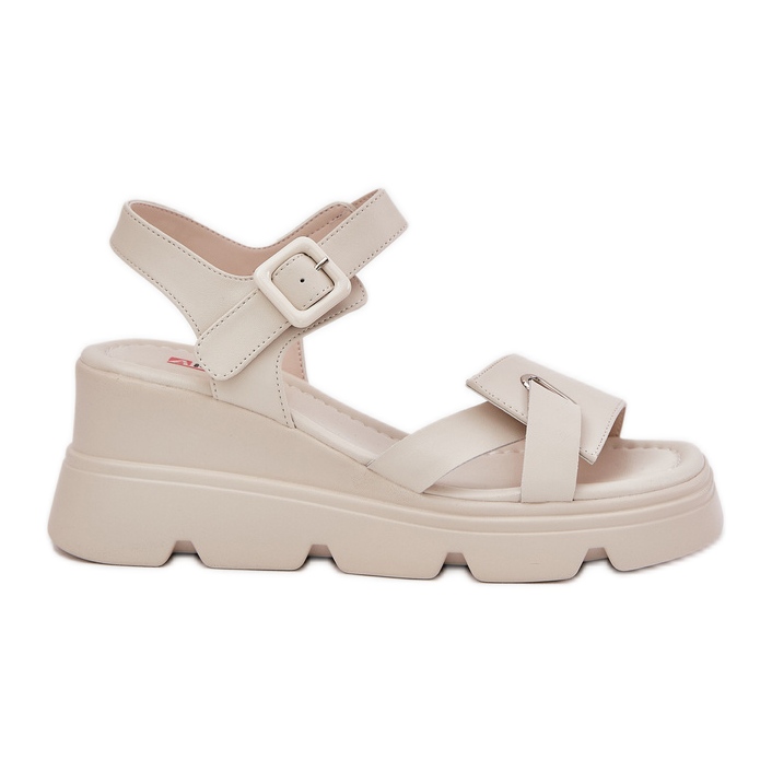 Women's leather sandals for ancient artiker 54c1624 beige