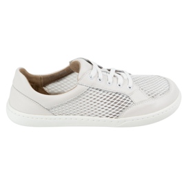 WASAK Women's minimalist leather women's shoes 0772SW white
