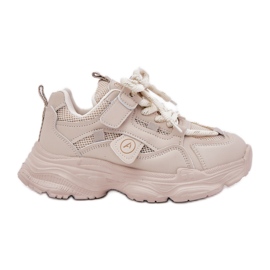 Inna Children's sneakers on the platform beige Inna Children's sneakers on the platform beige