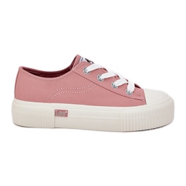 Women's sneakers on the platform Lee Isla C Women Low 50251001 pink Women's sneakers on the platform Lee Isla C Women Low 50251001 pink