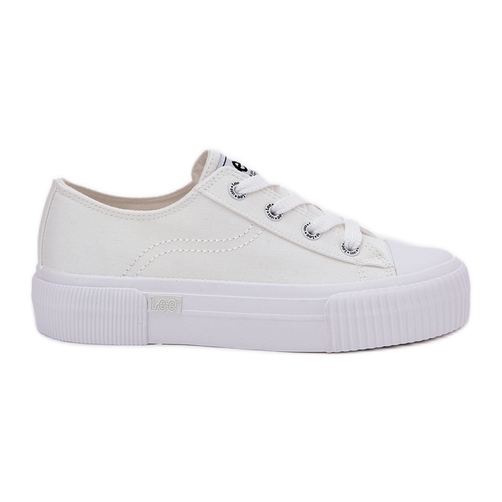 Women's sneakers on the platform Lee Isla C Women Low 50251001 white Women's sneakers on the platform Lee Isla C Women Low 50251001 white