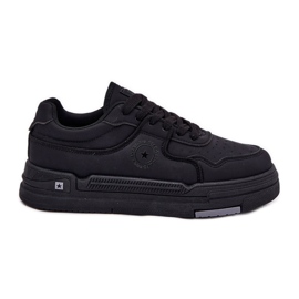 Low women's sneakers big star rr274a311 hi-pola system black system