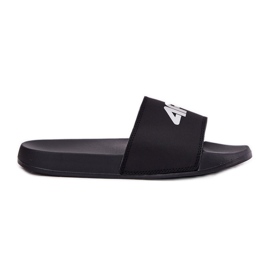 Women 4F 4FRMM00FSLIF010-20S BLACK SLIPPERS