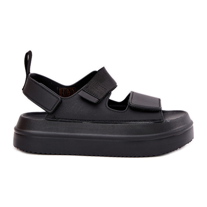 Inna Women's sandals on the platform with Velcro black