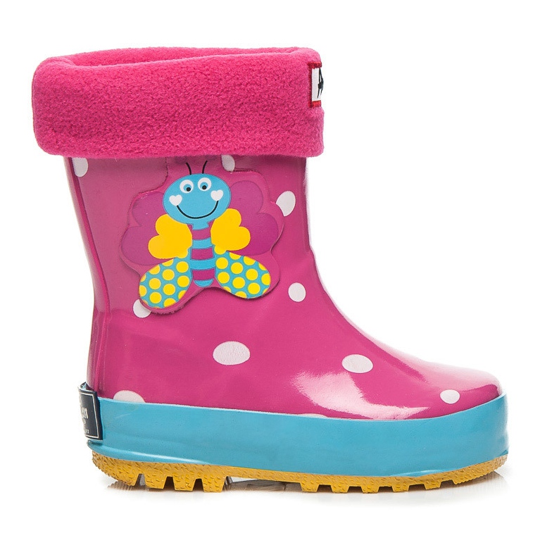 American Club Butterfly wellies pink