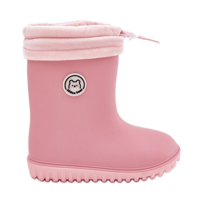Inna Children's galoshes with a pink warmer Inna Children's galoshes with a pink warmer