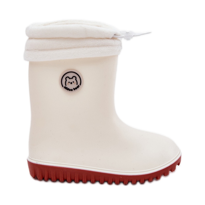 Inna Children's galoshes with light bead warmer beige Inna Children's galoshes with light bead warmer beige