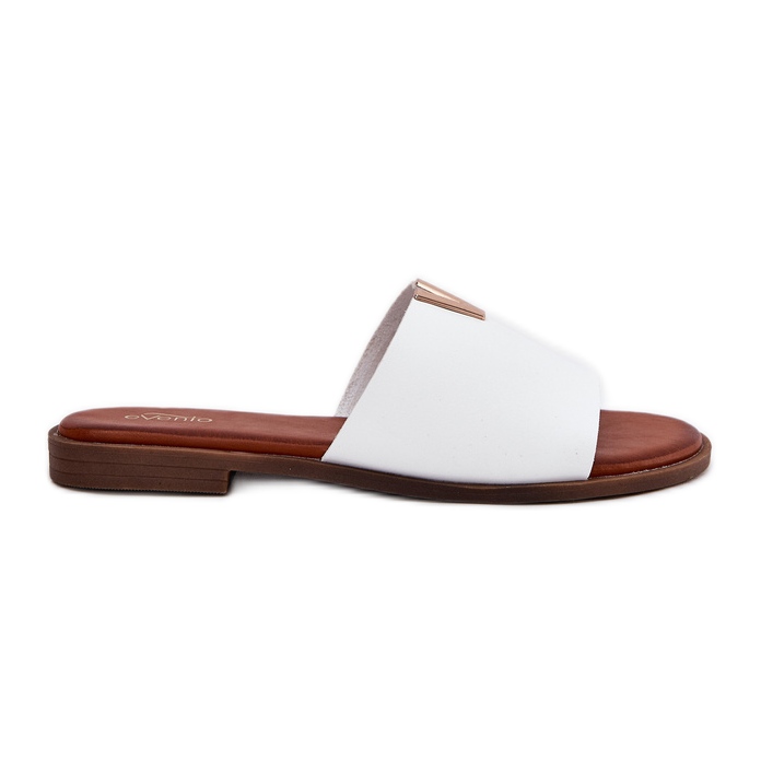 EVento Flat -heeled Eco Women's Summies White EVento Flat -heeled Eco Women's Summies White