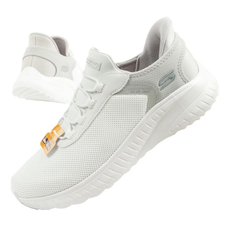 SKECHERS BOBS SQUAD SLIP-INS 118303/OFWT shoes white