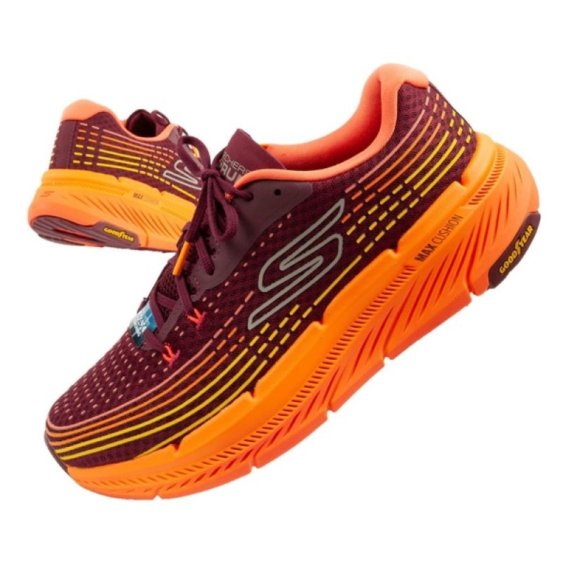 Running shoes Skechers Max Cushioning 220835/Burg orange Running shoes Skechers Max Cushioning 220835/Burg orange