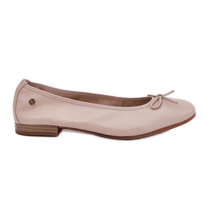 Women's leather ballerinas Maciejka P6800-04 Beige Women's leather ballerinas Maciejka P6800-04 Beige