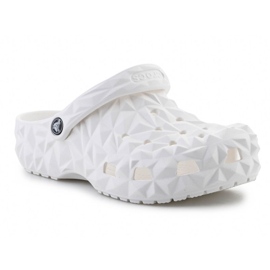 Crocs classic geometric clog 209563-100 flip-flops white