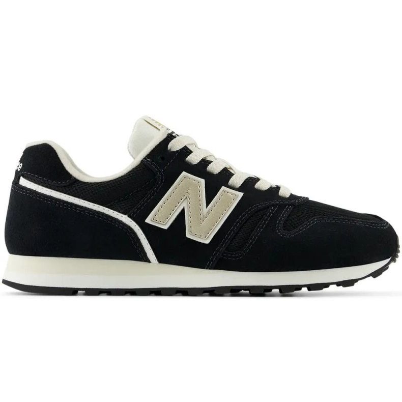 Women's Sneakers New Balance 373 Black suede sports shoes (WL373LK2)