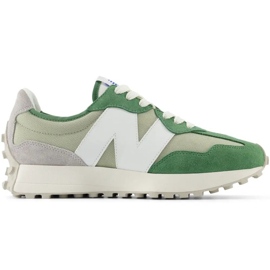 Men's Sneakers New Balance 327 Green suede sports shoes (U327ce)