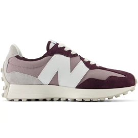 Women's sports shoes New Balance 327 Purple suede sneakers (U327CF)