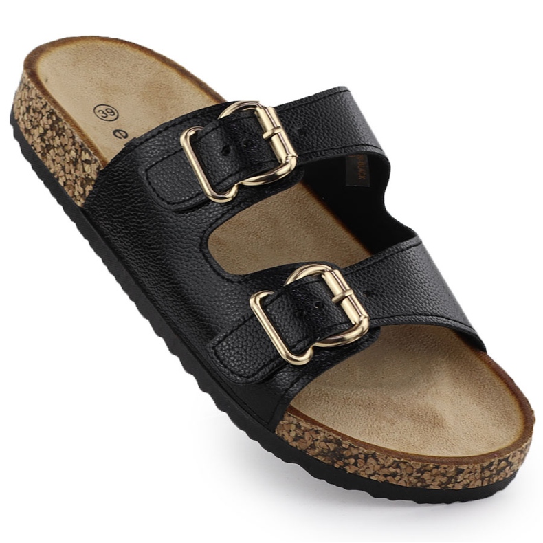 EVento Women's flip flops with black clamps 7220 EVento Women's flip flops with black clamps 7220