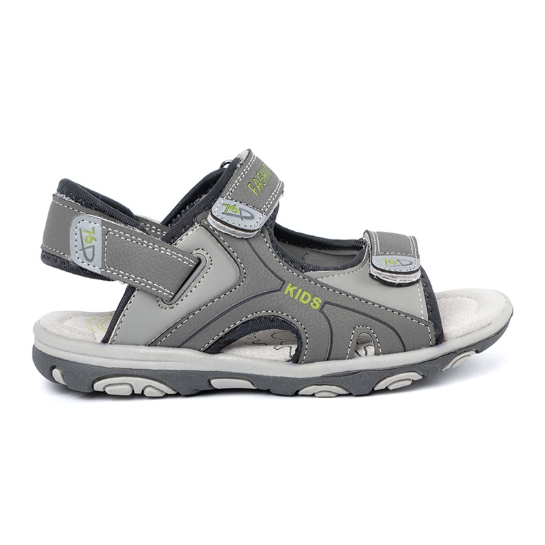 Shelvt Boys gray sandals grey Shelvt Boys gray sandals grey