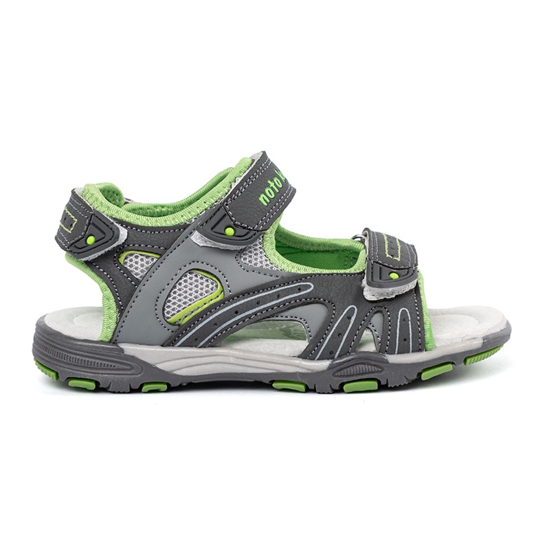Shelvt Gray boys sandals grey