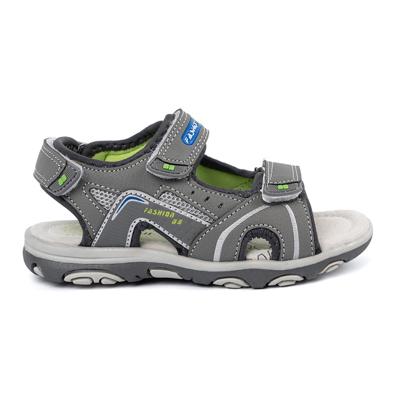 Shelvt Boys gray sandals grey Shelvt Boys gray sandals grey