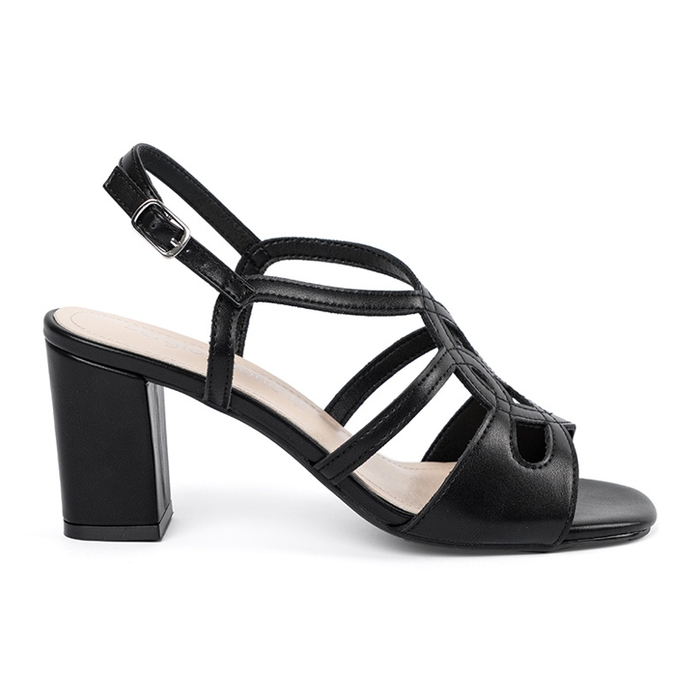 Sergio Leone Black women's high-heeled sandals Sergio Leone Black women's high-heeled sandals