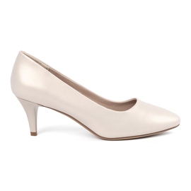 Light beige pumps Sergio Leone