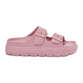 EVento Women's foam slippers on the platform pink