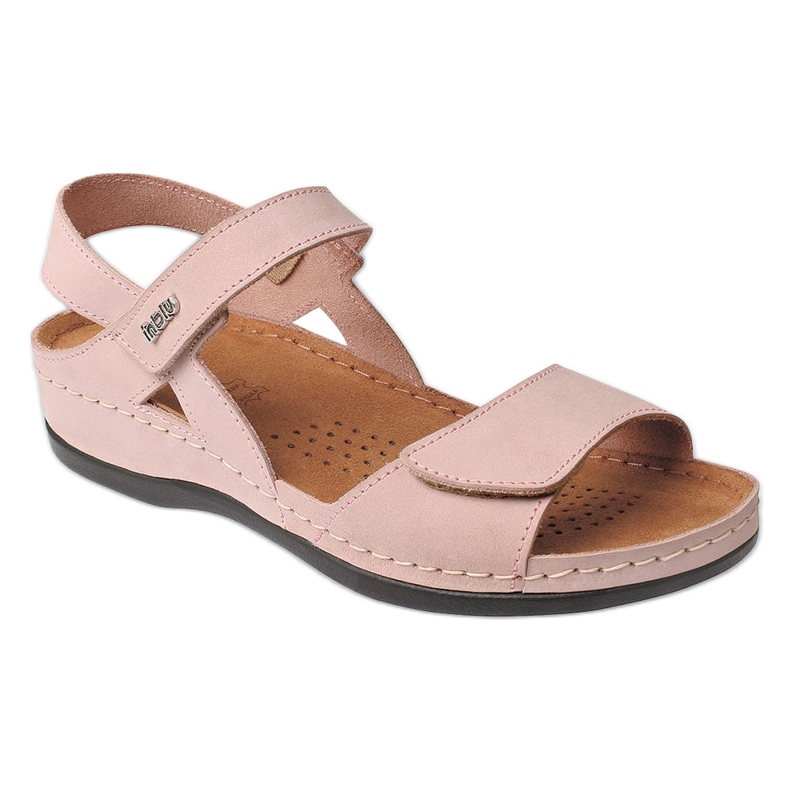 Befado Inblu women's leather sandals 158d002 pink Befado Inblu women's leather sandals 158d002 pink