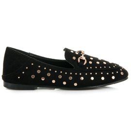 Sergio Todzi Loafers with rhinestones black