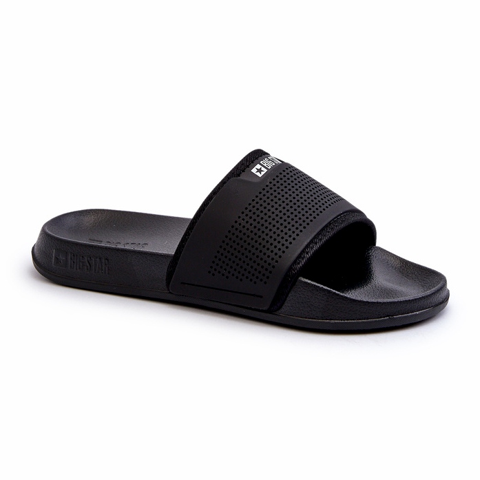 Light Men's Flip-Flops Big Star NN174694 Black