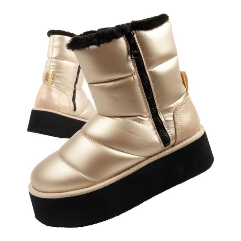 Shoes, snow boots Karl Lagerfeld Thermo kl48554hgd golden Shoes, snow boots Karl Lagerfeld Thermo kl48554hgd golden