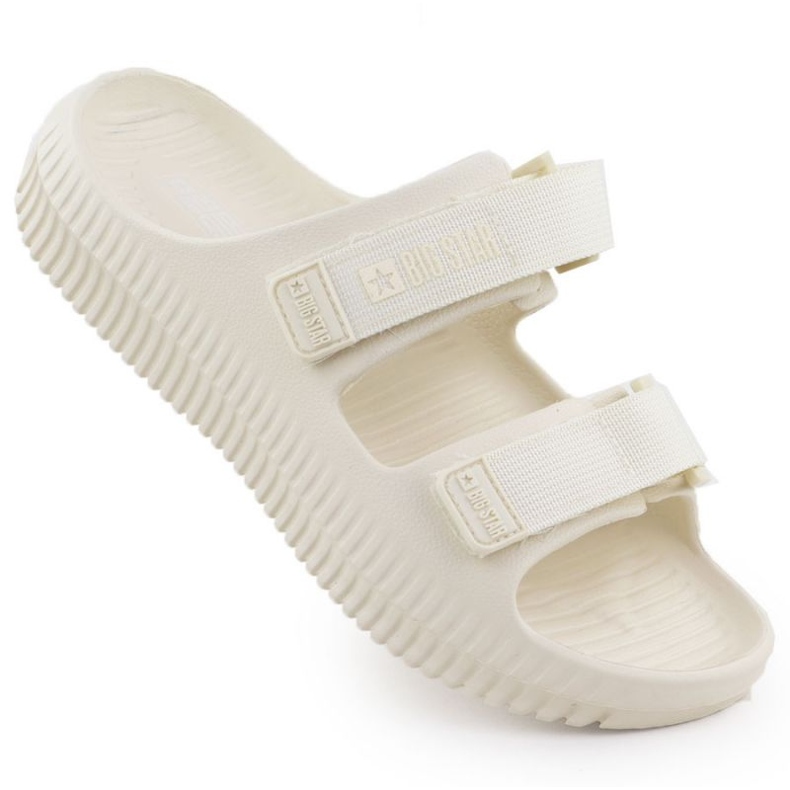 Big star rr274a529 flip -flops beige