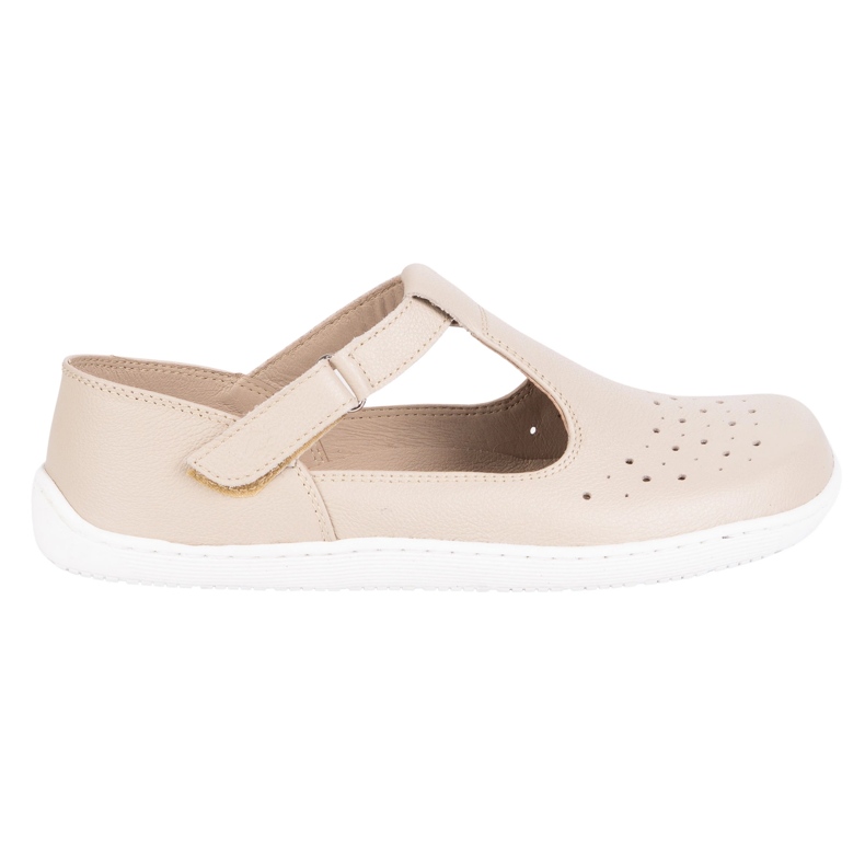 Olivier Women's barefoot shoes made of natural leather 1283 beige Olivier Women's barefoot shoes made of natural leather 1283 beige