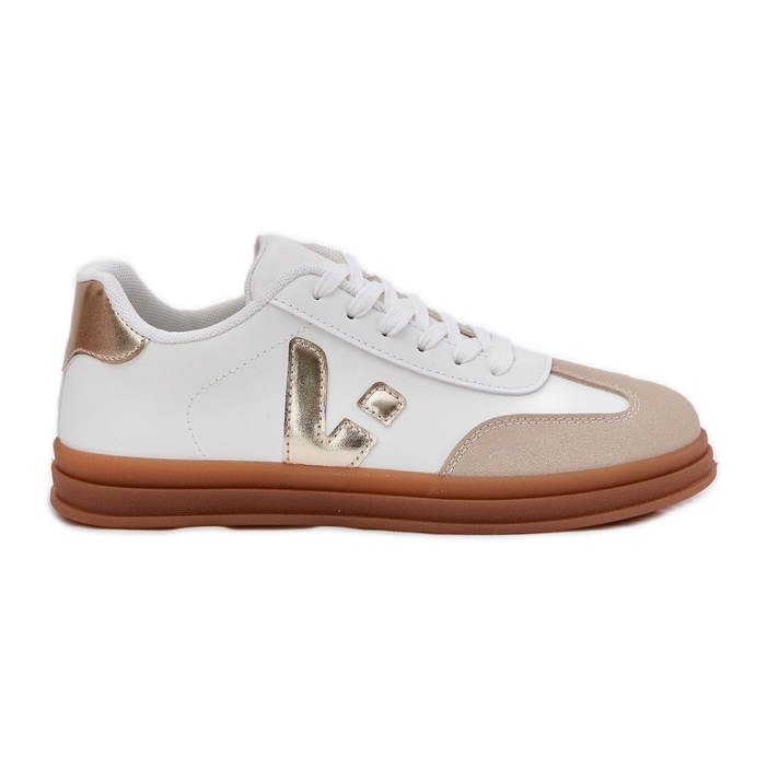 White leather sneakers