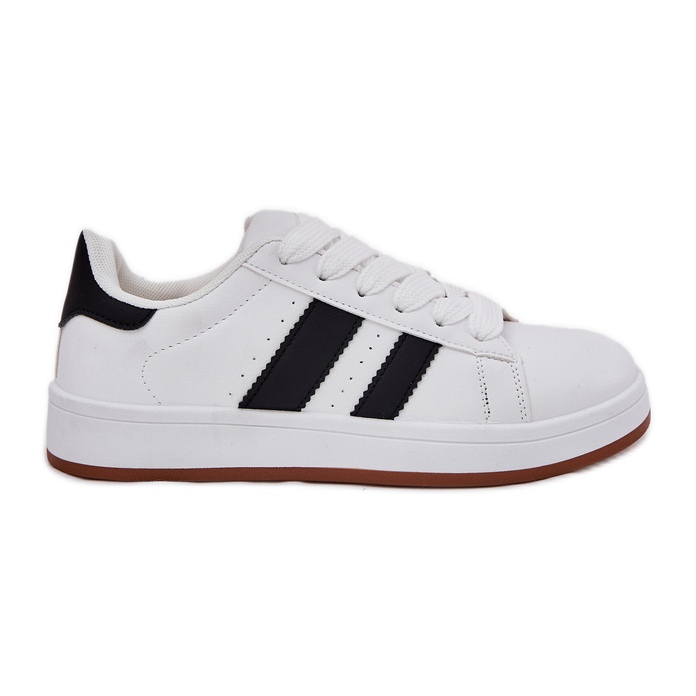 EVento Women's Sneakers Made of Eco Leather, White EVento Women's Sneakers Made of Eco Leather, White