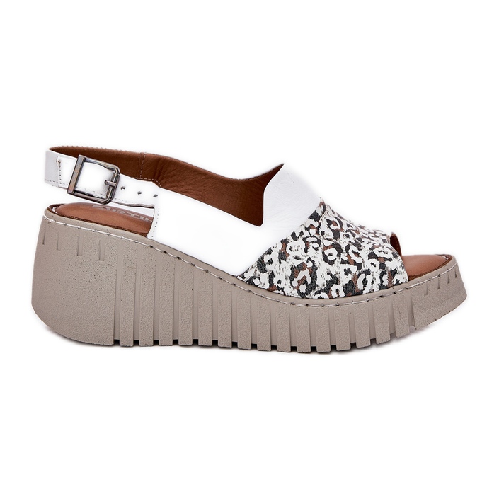 ARTIKER Women's sandals made of natural leather on wedge artker 56c0958 white ARTIKER Women's sandals made of natural leather on wedge artker 56c0958 white
