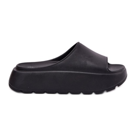 EVento Women's foam slippers on the platform black