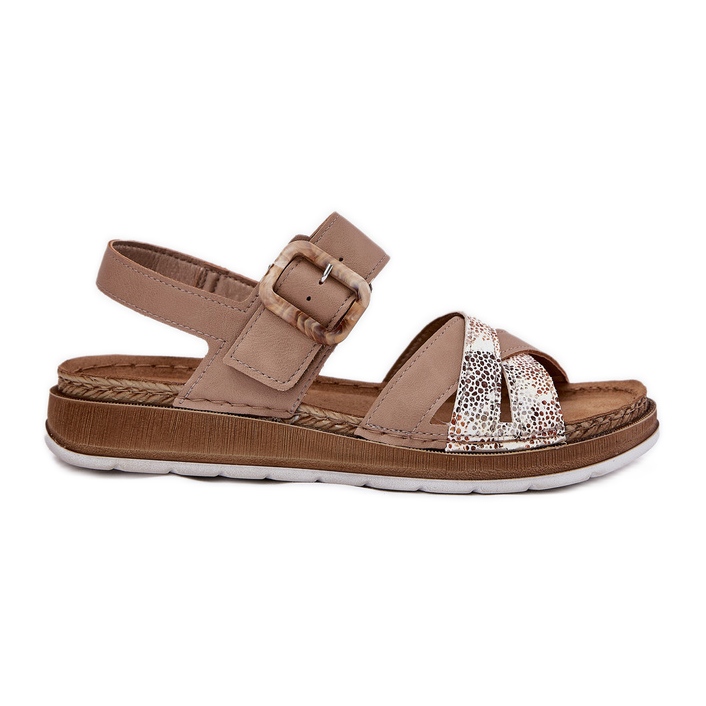 Women's sandals with inblu gs000056 beige Women's sandals with inblu gs000056 beige