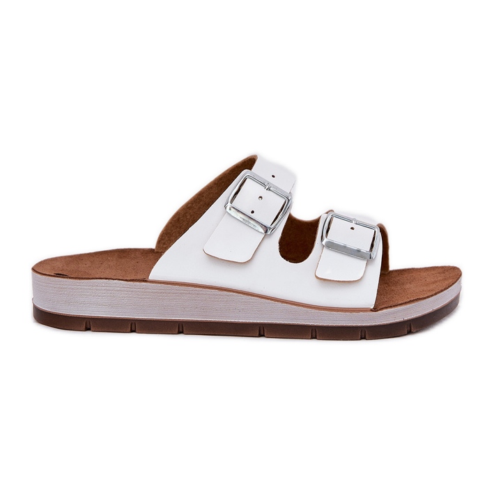 Women's flip flops with inblu buckle cp000042 white Women's flip flops with inblu buckle cp000042 white