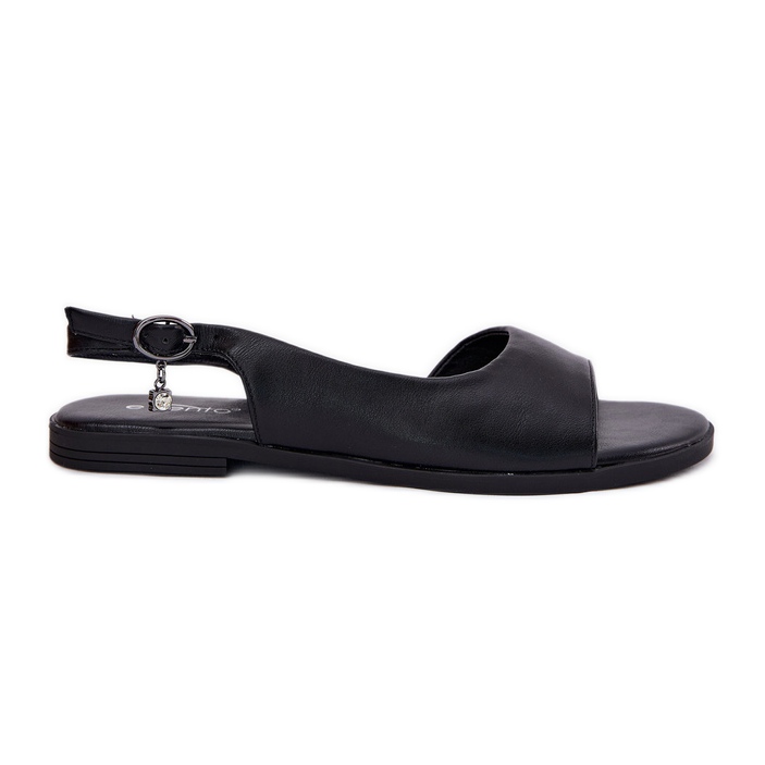 EVento Flat -heeled women's sandals black