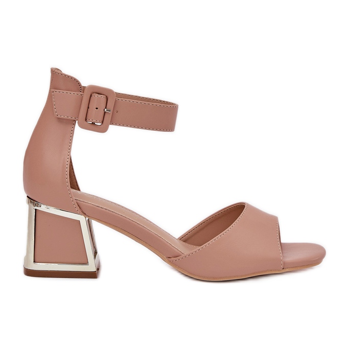 EVento Women's sandals on the nude post beige