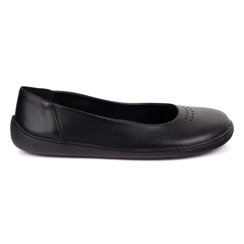 Olivier Barefoot women's minimalist pumps slipped 1771pol black perforated