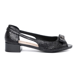 Goodin Black sliding shoes with bare fingers