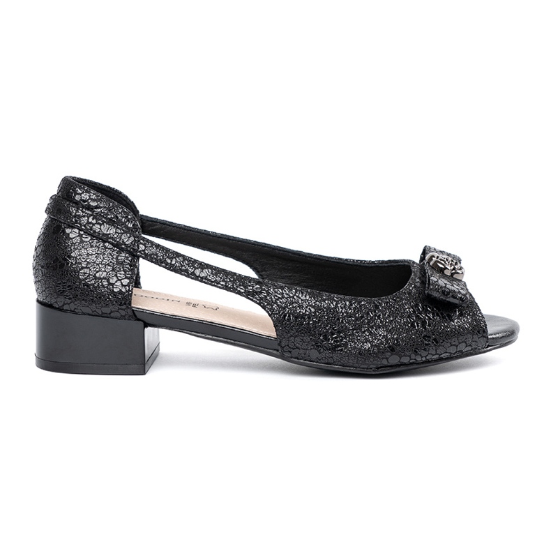 Goodin Black sliding shoes with bare fingers