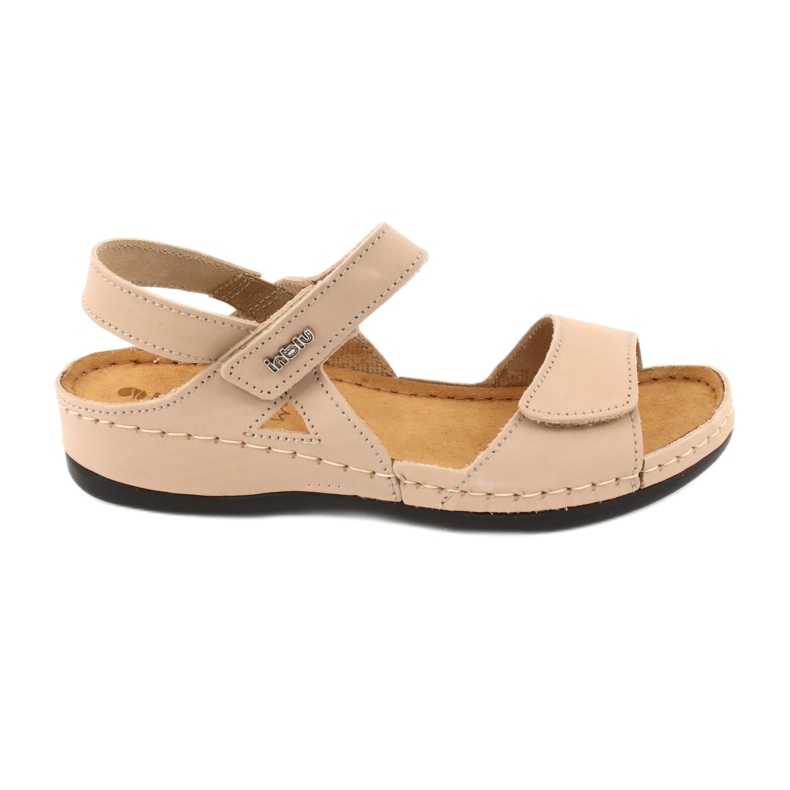 Inblu women's leather sandals 158d102 beige Inblu women's leather sandals 158d102 beige